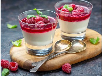 Panna Cotta Fruits Rouges